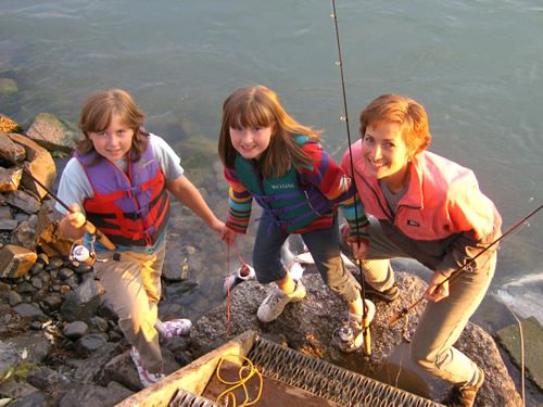 Sockeye Salmon fishing on the Kenai River